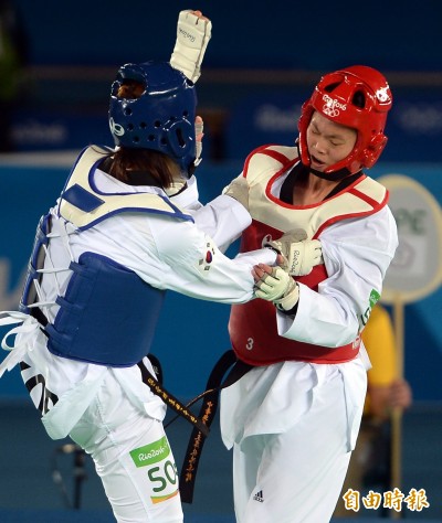 奧運》南韓骯髒勝 莊佳佳不甘心落淚