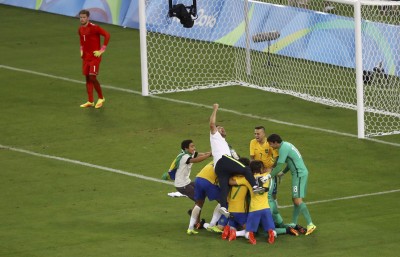 奧運》內馬爾PK致勝一球 巴西奪足球首金