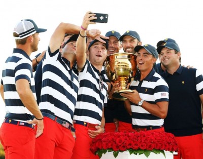 高球》總統盃對抗賽   美國大勝國際隊奪七連霸