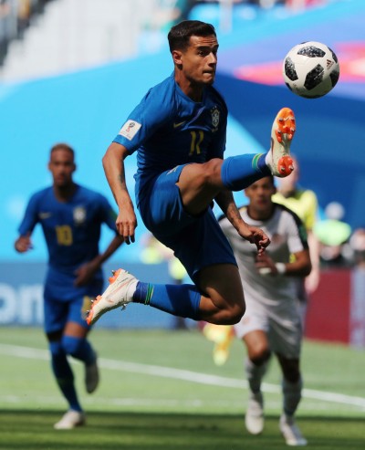 世足賽》表現不輸內馬爾 中場庫提尼歐成為巴西新寵兒