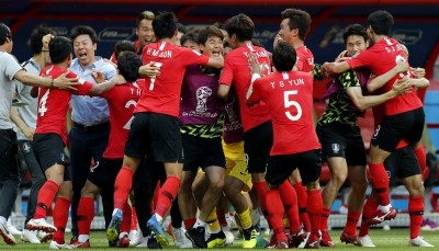 足球》世足賽爆冷贏德國 南韓球員每人抱回千萬獎金