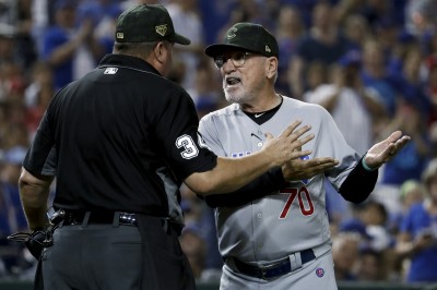 MLB》質疑對手「兩段式」投球違規 小熊總教練提抗議比賽(影音) MLB》質疑對手「兩段式」投球違規 小熊總教練提抗議比賽(影音)