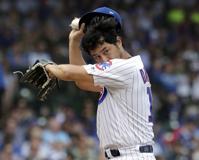 MLB》主場一勝難求!達比修有爆6分退場 遭小熊迷怒噓 MLB》主場一勝難求!達比修有爆6分退場 遭小熊迷怒噓