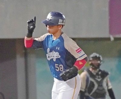 中職》廖健富代打逆轉3分砲 潘威倫挑戰141勝再等等 中職》廖健富代打逆轉3分砲 潘威倫挑戰141勝再等等