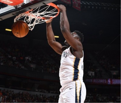 NBA》鵜鶘怪物狀元首秀超狂！暴力抄球後無情猛灌（影音）