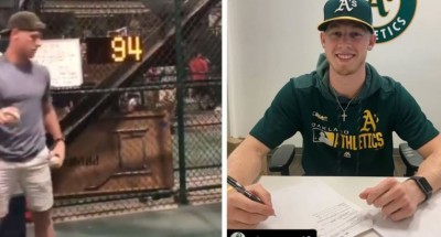 MLB》從大魯閣投到大聯盟 路人飆154公里被運動家簽下（影音）
