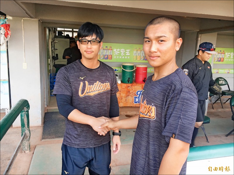 羅暐捷一度「漏」氣 「捕」足守備拚一軍 羅暐捷一度「漏」氣 「捕」足守備拚一軍