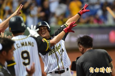 中職》長打能力還在進化! 王勝偉連2年達成單季10轟 中職》長打能力還在進化! 王勝偉連2年達成單季10轟