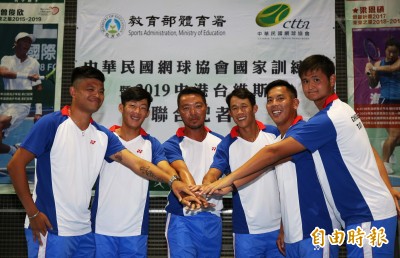 網球》台維斯盃出征香港 莊吉生率最強陣容搶勝 網球》台維斯盃出征香港 莊吉生率最強陣容搶勝