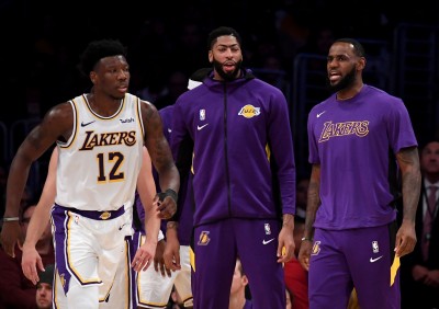 NBA》詹皇、AD輪休 湖人熱身賽2連勝勇士 NBA》詹皇、AD輪休 湖人熱身賽2連勝勇士
