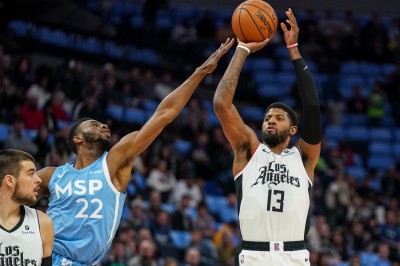 NBA》P.喬治、雷納德同場轟破40分 快艇擒狼迎四連勝(影音) NBA》P.喬治、雷納德同場轟破40分 快艇擒狼迎四連勝(影音)