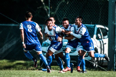 足球》陳開文比賽尾聲致勝一擊 台灣中油三戰全勝 足球》陳開文比賽尾聲致勝一擊 台灣中油三戰全勝