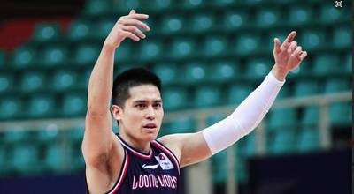 CBA》手感火燙的陳盈駿狂飆5顆三分球 34分創新高 CBA》手感火燙的陳盈駿狂飆5顆三分球 34分創新高