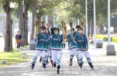 P:2:全民運》全民運動會聖火今傳遞至高雄 戰鼓節目熱鬧迎接