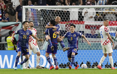 世足Live》挑戰奇蹟！強碰克羅埃西亞 日本拚破天荒8強