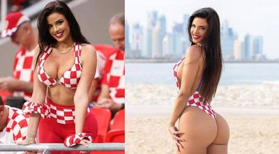 世足》報應！克國爆乳美女賽後跳熱舞 嘲諷巴西曾戲弄對手（影音）