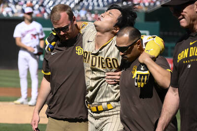 MLB》金河成自打球傷退 X光結果出爐（影音）
