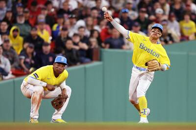 MLB》紅襪內野防線失誤頻頻 美媒：雖然張育成快回來了但...