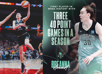 WNBA》單季3次得分突破40大關 史都華改寫聯盟紀錄