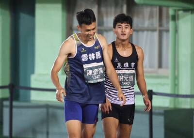 全運會田徑》高中生謝元愷破U20全國紀錄 0.004秒氣走陳奎儒摘金