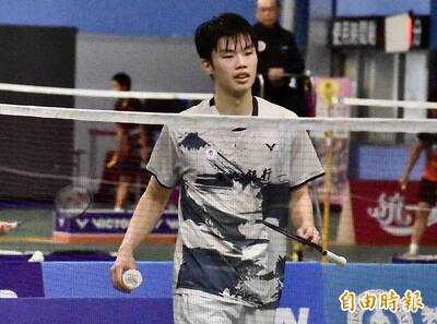 羽球排名賽》不亞了！21歲廖倬甫打敗陳紀廷 生涯首奪男單冠軍