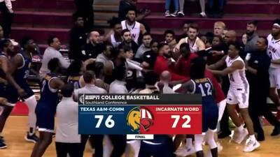 籃球》握手握到打群架！兩大學球員失控爆全武行、教練見血（影音）