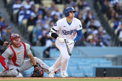 MLB》怪力！大谷翔平夯186KM長打創隊史最速安 宇宙道奇逆轉勝（影音）