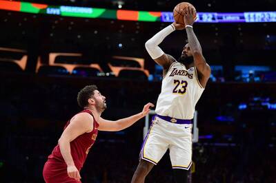 湖人擊退騎士升上西部第8 今日NBA戰績