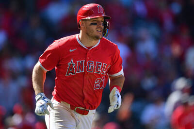 MLB》無奈！「神鱒」本季第4轟沒用 天使投手群又大崩盤狂失12分