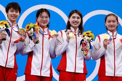 游泳》美媒爆中國女將驗出禁藥  東奧8百自接力金牌恐被取消