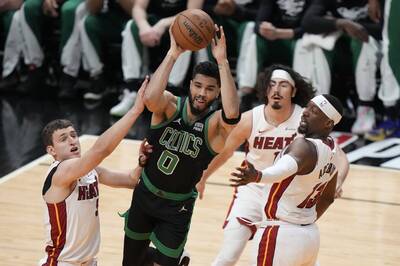 NBA季後賽》「老八傳奇」恐難重演 熱火20分差遭綠衫軍痛宰陷1：2落後