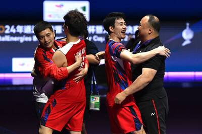 湯優盃》印尼僅克里斯提拿下一點 地主中國男團3：1奪隊史第11冠