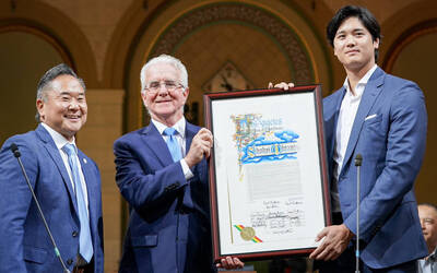 MLB》二刀流成就非凡 洛杉磯市訂5月17日為「大谷翔平日」