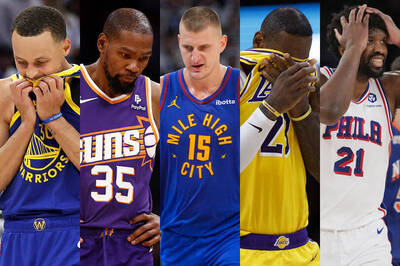 NBA》聯盟年薪Top10球員全遭淘汰 Top15只剩1位有季後賽打