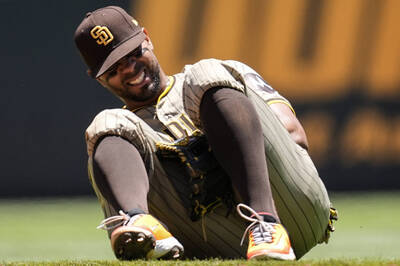 MLB》痛！本季陷低潮的89億球星柏格茲 今撲接造成肩膀受傷
