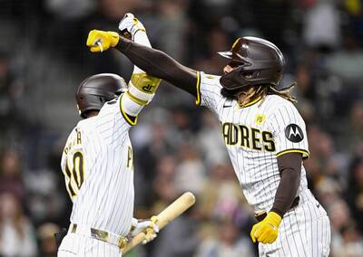 MLB》小塔提斯近4場3轟、席斯6局8K好投 教士退運動家勝率重返5成