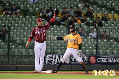 中職》一個play2次挑戰 樂天、中信都失敗（影音）