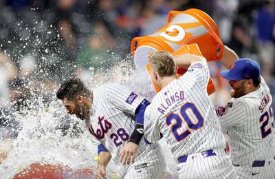 MLB》J.D.馬丁尼茲生涯首支再見轟！大都會逆轉馬林魚收下2連勝