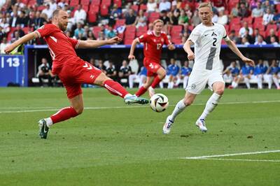 歐洲盃》1100天前在場上心臟驟停倒下 丹麥名將攻進本屆團隊首球