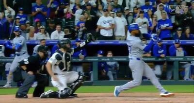 MLB》再見三振被沒收遭道奇逆轉、一壘審還開嘲諷 洛磯外野手氣炸