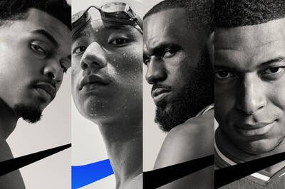 巴黎奧運》跟著詹皇、字母哥！「台灣蝶王」王冠閎成運動品牌台灣代表