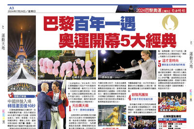 巴黎百年一遇 奧運開幕5大經典