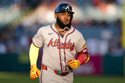 MLB》緊逼大谷翔平！勇士重砲夯超大號3分彈 本季第36轟出爐