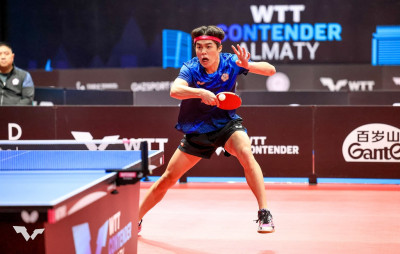 WTT挑戰賽》逆轉南韓對手 20歲黎彥君首度闖進男單正賽