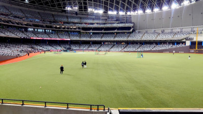 中職》大巨蛋辦國慶晚會後「草皮炸裂」？ 遠雄：不影響場地平整