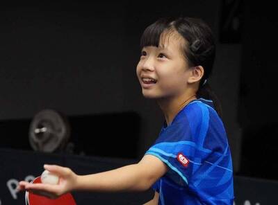 WTT青年挑戰賽》直落三橫掃烏茲別克削球手 陳琦恩U11女單二連冠