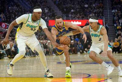 NBA》讓柯瑞只拿10分！溜馬收下5連勝 維持在勇士主場不敗戰績