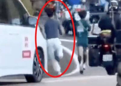 田徑》不意外！中國網紅無視規則 衝到箱根驛傳賽道跟拍挨轟