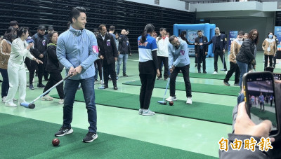 雙北宣傳世壯運、駐台使節齊打木球 新北加碼參賽免費搭公車玩水金九