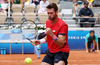 台維斯盃美國隊》差點轉行當保險業務 奧運銀牌克拉吉塞克相隔6年來台踢館